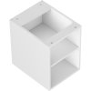 Mexen Box-A, nyitott szekrény polccal 35 cm, matt fehér, 91AX2-0350-470-0-01
