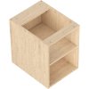 Mexen Box-A, nyitott szekrény polccal 35 cm, tölgyfa, 91AX2-0350-470-0-81