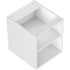 Mexen Box-A, nyitott szekrény polccal 40 cm, matt fehér, 91AX2-0400-470-0-01