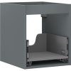 Mexen Box-A, fali szekrény 40 cm, 1 fiók, grafit matt, 91AX0-0400-470-1-66