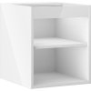 Mexen Box-A, fali szekrény 40 cm, fényes fehér, 91AX1-0400-470-1-00
