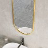 ErgaOvalMirror35x90cmGoldFrame 4