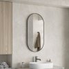 ErgaOvalMirror45x90cmBlackFrame 2