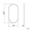 ErgaOvalMirror50x100cmGoldFrame 5