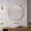 ErgaRoundMirror100x100cmGoldenFrame 92