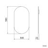 ErgaOvalMirror50x90cm 5