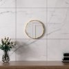 ErgaRoundMirror30x30cmGoldenFrame 1