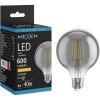 Mexen Vintis, LED izzó E27, G95, 8W, Meleg - 2200K, 600 lm, füstszínű - L157-E27-0822-70
