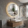 Rea, LED tükör 70cm MMJ arany, HOM-02502