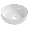 Sapho, RONDEA kerámia pultra szerelhető mosdó, átmérő 41 cm, fehér, AR445