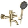 Rea Lungo, kádcsaptelep kézi zuhanyszettel, matt arany, REA-B8055