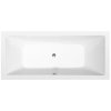 Polysan, KRYSTA négyszögletes kád 180x70x39cm, fehér, 72906