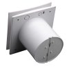 Sapho, EIRA fürdőszobai ventilátor axiális, 15W, cső 100mm, időzítő, fehér, EI102