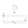 mexen ramie prysznicowe scienne 38 cm chrom 79113 00