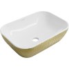 Mexen RITA mosdó, 45x32 cm, arany-fehér, 21084554