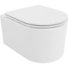 Mexen SOFIA Rimless függő WC csésze ülőkével, lassan záródó, 49 x 37 cm, fehér, 30540300