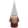 Tutumi, karácsonyi törpe 50x15 cm YX055, szürke-piros, CHR-09640
