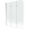 Mexen FELIX, kádparaván, 3 lapos, 120 x 140 cm, átlátszó, 890-120-003-01-00