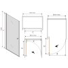 53143 mexen pretoria sprchove dvere do otvoru 90 cm 852 090 000 01 00
