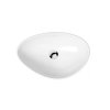CERSANIT Moduo - asymetrické umývadlo na dosku 56,5 x 36,5 cm, biela, K116-052