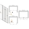 53296 2 mexen lima sprchove skladacie dvere do otvoru 115 cm 856 115 000 01 00