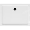 Mexen SLIM - Négyszögletű zuhanytálca 100x80x5cm + króm szifon, fehér, 40108010