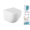 Závesný set GEBERIT Duofix Basic+ WC LENA RIMLESS 48 x 36 cm + tlačidlo + sedátko