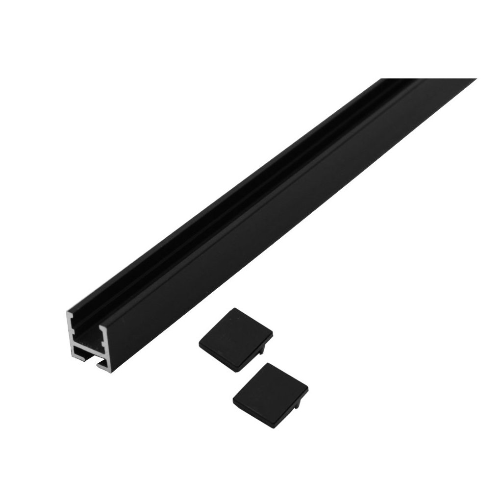 556645 2 mereo spodna cierna alu lista pre ck1060xhb vr 2 ks krytiek dlzka 150 cm cierny alu mer cknd251wb