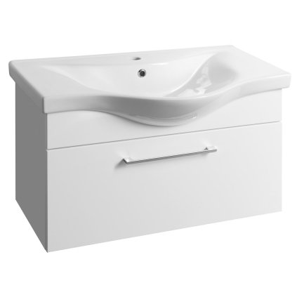 Aqualine, dulap lavoar AKIRA 74,5x42x34cm, alb, AK280