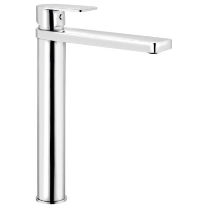 Aqualine, robinet de lavoar autonom DAPHNE, înalt fără priză, gura prelungită, crom, DH601