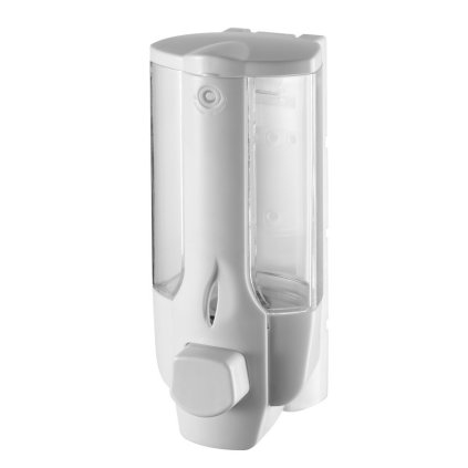 Aqualine, dozator de sapun lichid pentru suspensie 350ml, alb, 72027