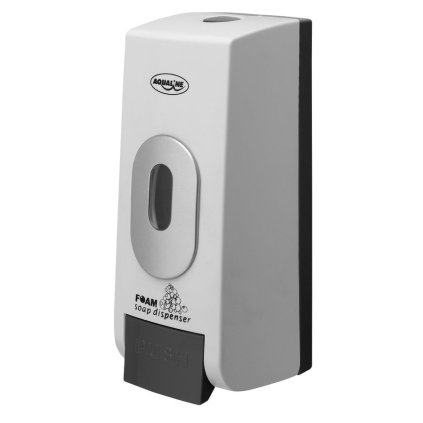 Aqualine, Dozator de săpun spumant pentru suspensie 550ml, alb, 1319-72