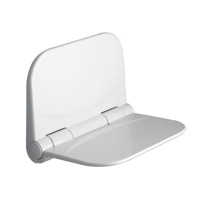 Aqualine, DINO Scaun de baie 37,5x29,5cm, pliabil, alb, DI82