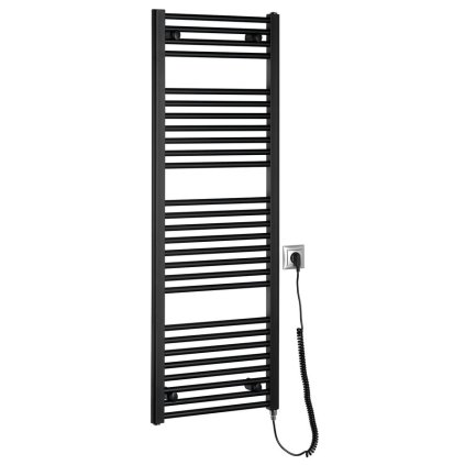 Aqualine, element de încălzire electric DIRECT-E, drept, 450x1320 mm, 400 W, negru, ILE34TB