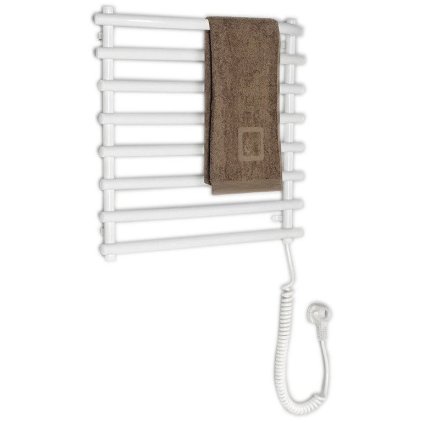 Aqualine, Uscător de prosoape electric, 570x465 mm, 72 W, alb, SU110A