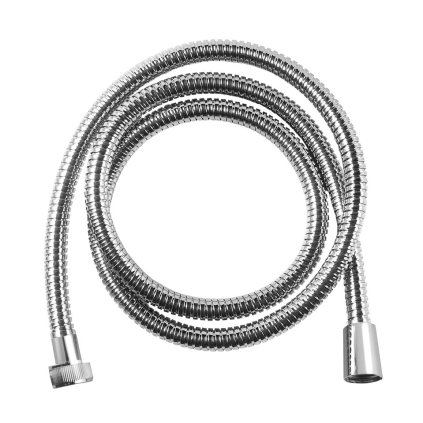 Aqualine, Furtun flexibil din oțel inoxidabil cu blocare dublă, 150 cm, 11073