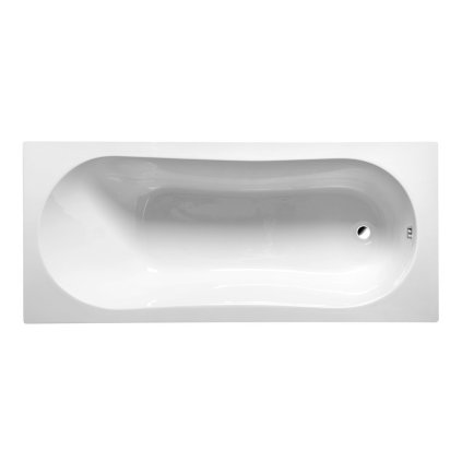 Aqualine, cada JIZERA 160x70x39cm fara picioare, alb, G1670