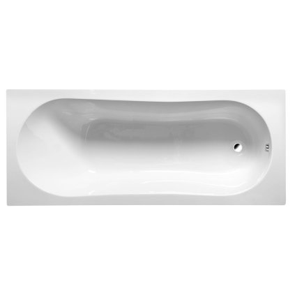 Aqualine, cada JIZERA 170x70x39cm fara picioare, alb, G1770