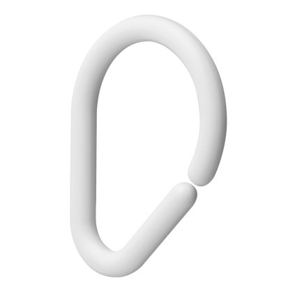 Aqualine, Inele suspendate 12 buc., plastic, alb, 1493011