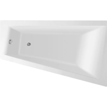 Aqualine, cada METUJE 160x100x42cm, dreapta, fara picioare, alb, G2611
