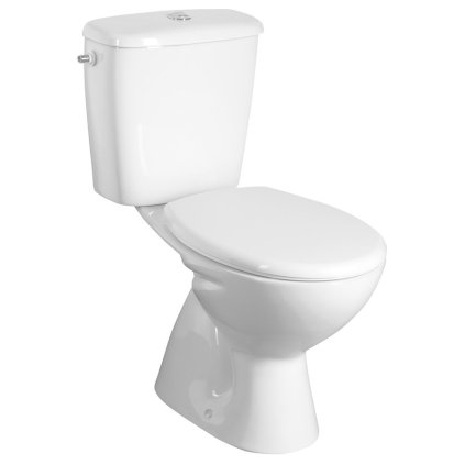 Aqualine, vas combinat WC MIGUEL cu rezervor inclusiv set de spălare, deșeuri inferioare, LC2258