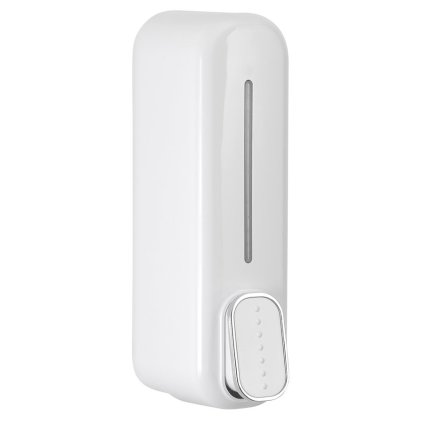 Aqualine, MULLET Dozator de săpun lichid pentru agățat 350 ml, alb, 04590