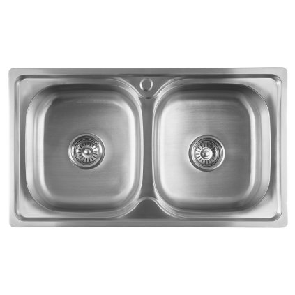 Aqualine, Chiuveta inox 81x18x46 cm, AQ8146B