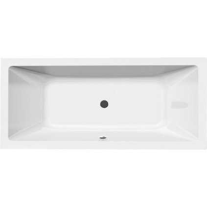 Aqualine, cada dreptunghiulara NISA 180x80x41cm, alba, A1880