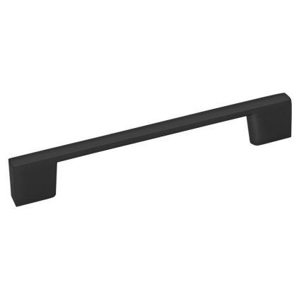 Aqualine, mâner metalic PILI, 156/128mm, negru mat, 10096