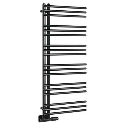 Aqualine, element de încălzire POSEIDON 450x1140mm, negru mat, PS411B