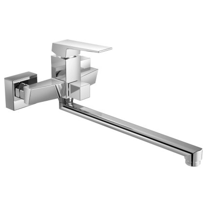 Aqualine, baterie de perete pentru chiuvetă/cadă RITMO, pas 150 mm, crom, RT015