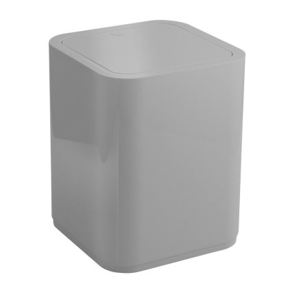 Aqualine, SEVENTY Coș de gunoi pliabil, 8 l, plastic ABS, gri, 630908