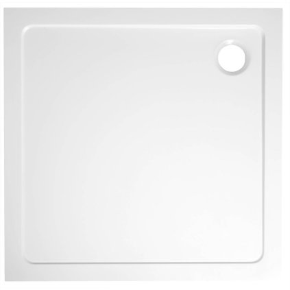 Aqualine, cada din marmura turnata TECMI, patrata 80x80x3 cm, PQ008