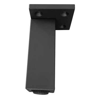 Aqualine, picior reglabil pe înălțime 1buc, negru mat, 0776R-B